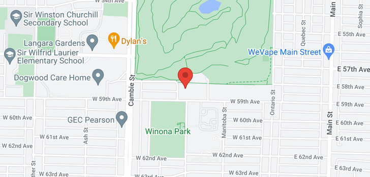 map of 102 375 W 59TH AVENUE